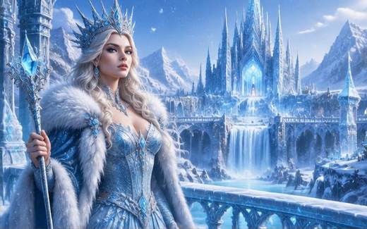 Frozen Crown — ilustrație de joc