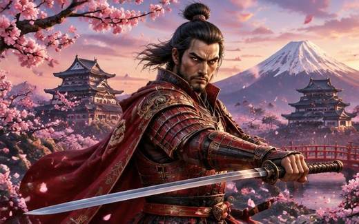 Sakura Blade — ilustrație de joc
