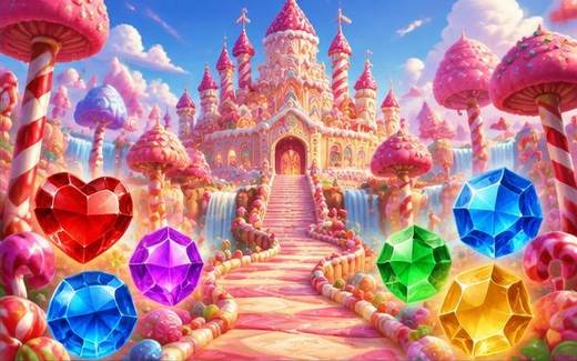 Candy Jewels — ilustrație de joc