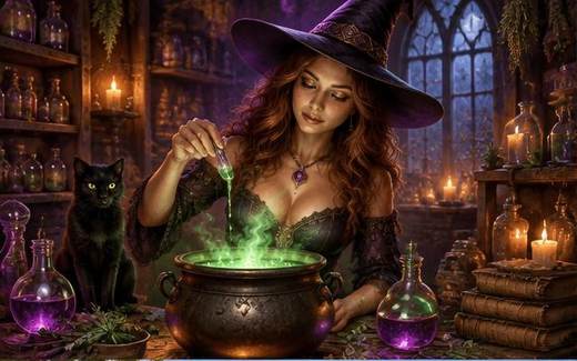 Potion Manor — ilustrație de joc