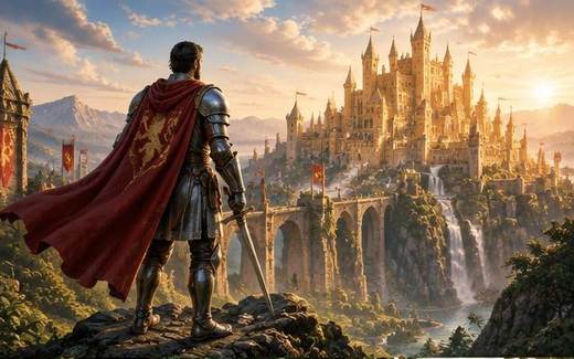 Knight of Gold — ilustrație de joc