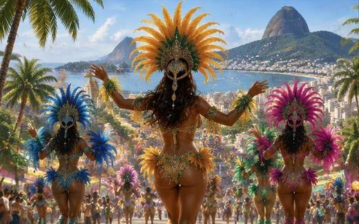 Rio Parade — ilustrație de joc